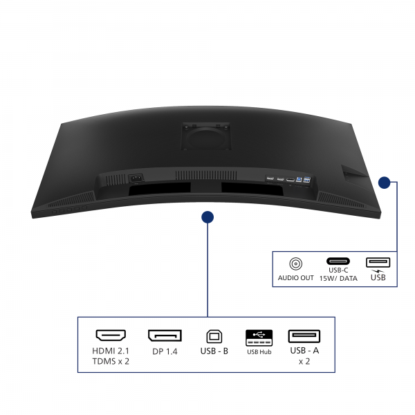 Philips 34B2N3500C/00 Monitor PC 86,4 cm (34") 3440 x 1440 Pixel Wide Quad HD LCD Nero [34B2N3500C/00]