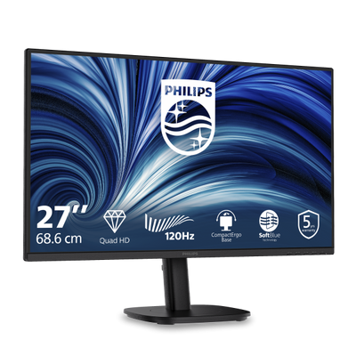 PHILIPS MONITOR 27 LED WQHD 16:9 4MS 120hz, REG ALTEZZA, DP/HDMI [27B2N3500]