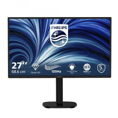 PHILIPS MONITOR 27 LED WQHD 16:9 4MS 120hz, REG ALTEZZA, DP/HDMI [27B2N3500]