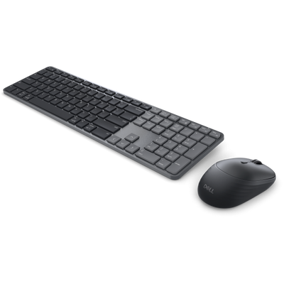 DELL Pro 7 Slim KM726 tastiera Mouse incluso Casa/ufficio RF senza fili + Bluetooth QWERTY Italiano Nero [KM726-ITL-EMEA]