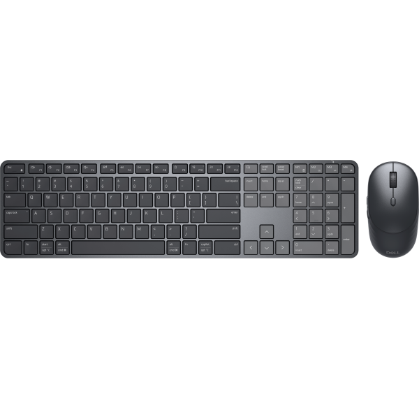 DELL Pro 7 Slim KM726 tastiera Mouse incluso Casa/ufficio RF senza fili + Bluetooth QWERTY Italiano Nero [KM726-ITL-EMEA]