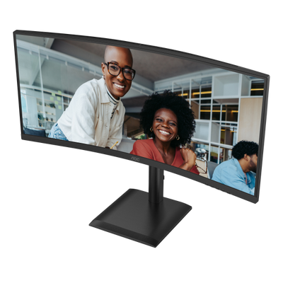 AOC CU34E4C Monitor PC 86,4 cm (34") 3440 x 1440 Pixel UltraWide Quad HD LED Nero [CU34E4CV]