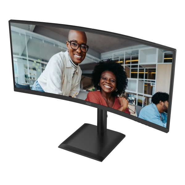 AOC CU34E4C Monitor PC 86,4 cm (34") 3440 x 1440 Pixel UltraWide Quad HD LED Nero [CU34E4CV]