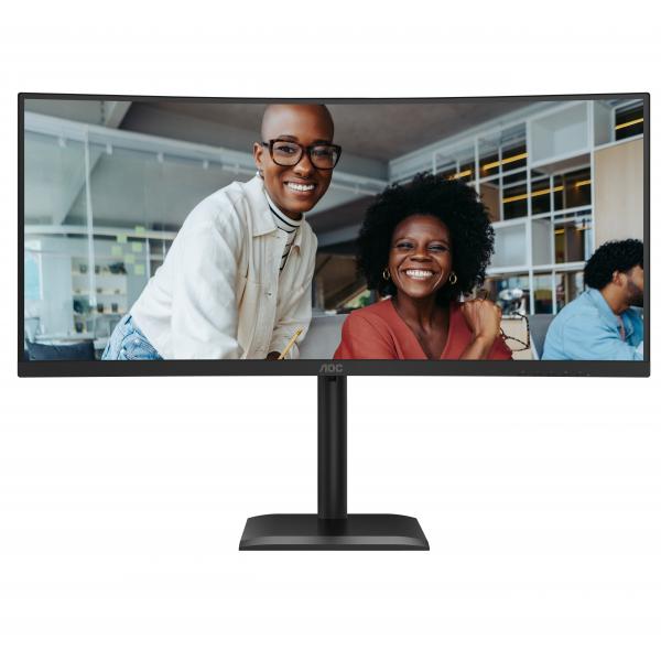AOC CU34E4C Monitor PC 86,4 cm (34") 3440 x 1440 Pixel UltraWide Quad HD LED Nero [CU34E4CV]