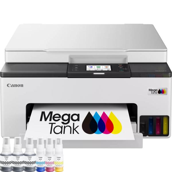 CANON MULTIFUNZIONE INK A4 COLORE, MAXIFY GX1051 EB2, 15PPM, FRONTE/RETRO, USB/LAN/WIFI, MEGATANK [6169C029]