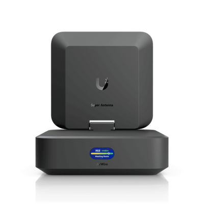 Ubiquiti - U-AirWire - High-performance WiFi 7 client adapter with STR MLO, enabling simultaneous full-duplex links for ultra-low latency, extended range, and true multi-gigabit real-world speeds. [U-AirWire]