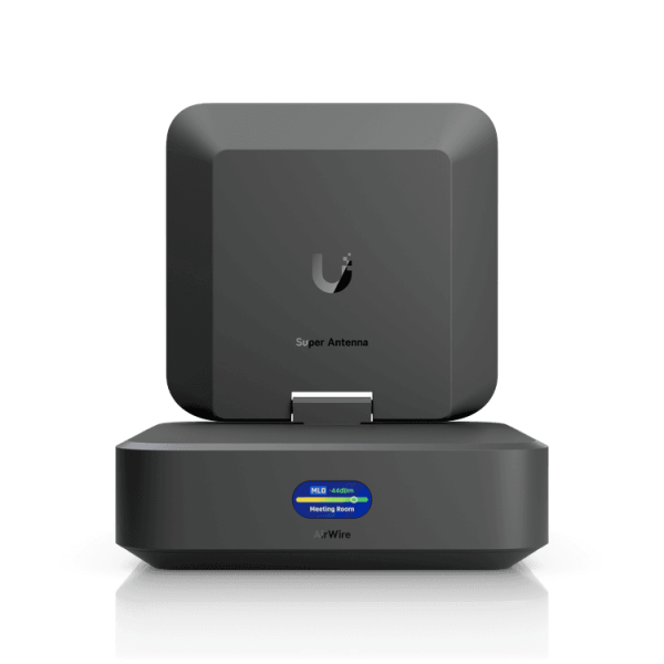 Ubiquiti - U-AirWire - High-performance WiFi 7 client adapter with STR MLO, enabling simultaneous full-duplex links for ultra-low latency, extended range, and true multi-gigabit real-world speeds. [U-AirWire]