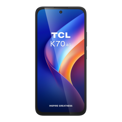 TCL K70 4G 17,3 cm (6.8") Dual SIM ibrida Android 16.0 USB tipo-C 4 GB 128 GB 5200 mAh Nero [0165110274]