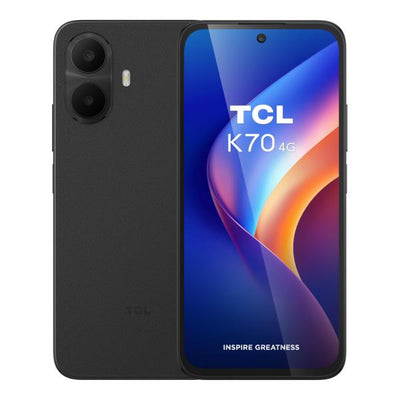 TCL K70 4G 17,3 cm (6.8") Dual SIM ibrida Android 16.0 USB tipo-C 4 GB 128 GB 5200 mAh Nero [0165110274]