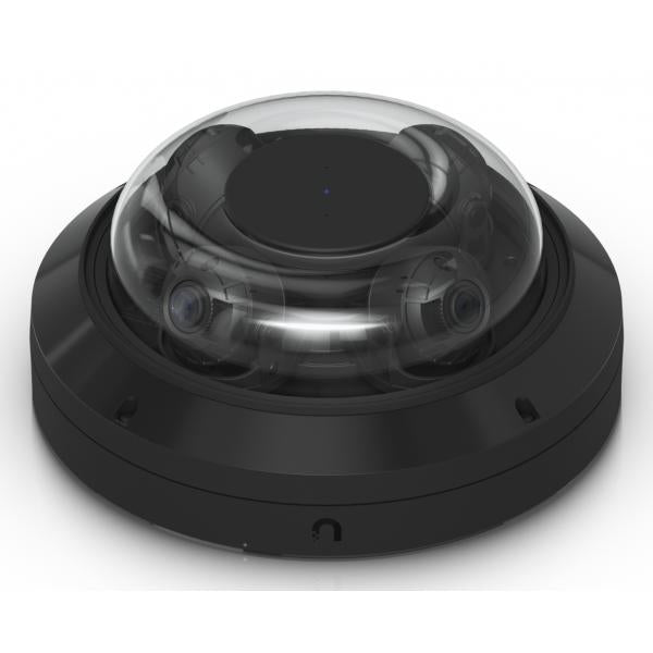 Ubiquiti - UVC-AI-MS-4-B - Telecamera multisensore da 32 MP per uso in tutte le condizioni atmosferiche con alimentazione PoE++, dotata di motore AI Multi-TOPS, zoom ottico 2,33x, copertura IR a 360 [UVC-AI-MS-4-B]