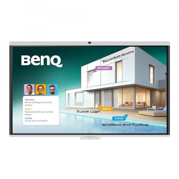 BenQ CM7505 lavagna interattiva 190,5 cm (75") 3840 x 2160 Pixel Touch screen Bianco USB / Bluetooth [CM7505]