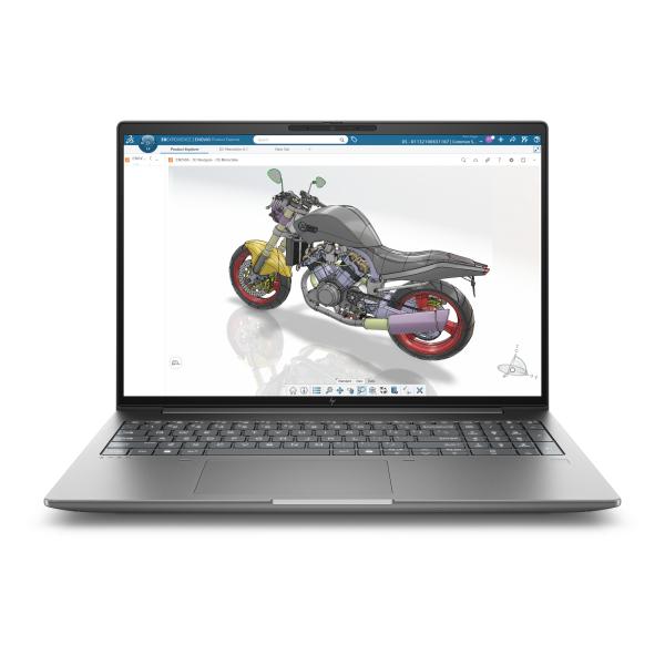 HP DK1U4ET laptop Copilot+ PC Intel Core Ultra 7 356H 40,6 cm (16") WUXGA 32 GB DDR5-SDRAM 1 TB SSD NVIDIA RTX PRO 2000 Blackwell Wi-Fi 7 (802.11be) Windows 11 Pro AI Workstation, AI PC Argento [DK1U4ET#ABZ]