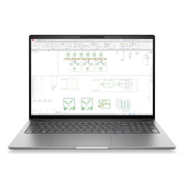 HP ZBook 8 G2i 16 Wolf Pro Security Edition Copilot+ PC Intel Core Ultra 7 356H Workstation mobile 40,6 cm (16") WUXGA 32 GB DDR5-SDRAM 1 TB SSD NVIDIA RTX PRO 500 Blackwell Wi-Fi 7 (802.11be) Windows 11 Pro AI Workstation, AI PC Argento [DK1L7ET#ABZ]
