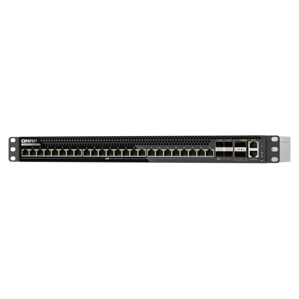 QNAP QSW-M7230-2X4F24T switch di rete Gestito L3 10G Ethernet (100/1000/10000) 1U Nero [QSW-M7230-2X4F24T]