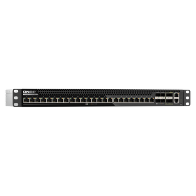 QNAP QSW-M7230-2X4F24T switch di rete Gestito L3 10G Ethernet (100/1000/10000) 1U Nero [QSW-M7230-2X4F24T]