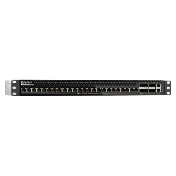 QNAP QSW-M7230-2X4F24T switch di rete Gestito L3 10G Ethernet (100/1000/10000) 1U Nero [QSW-M7230-2X4F24T]