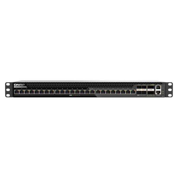 QNAP QSW-M7230-2X4F24T switch di rete Gestito L3 10G Ethernet (100/1000/10000) 1U Nero [QSW-M7230-2X4F24T]