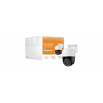 IMOU TELECAMERA POE 3MP 25/30FPS,POE/DC 12V 1A POWER SUPPLY, PTZ(PAN 0355,TILT 090),HUMAN VEHI [IPC-PS7FP-5M0]