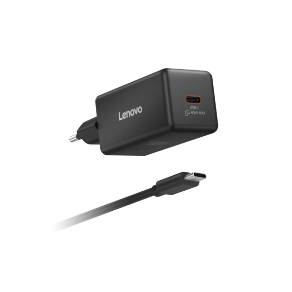Lenovo 40AW65WBEU Caricabatterie per dispositivi mobili Universale Nero AC Interno [40AW65WBEU]