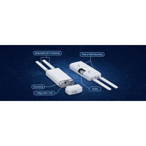 KEENETIC ACCESS POINT STELLAR 6 (KAP-650-EU) AX3000 WI-FI 6 INDOOR/OUTDOOR CON PORTE GIGABIT ETHERNE [KAP-650-EU]