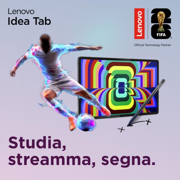 Lenovo Idea Tab - Display 11" 2.5K (2560x1600) IPS 500nits 90Hz - CPU MediaTek Dimensity 6300 - RAM 6GB - Memoria 128GB UFS - Grafica ARM Mali G57 MC2 - Connettività WiFi Slot MicroSD - Android 15 - Tab Pen Inclusi [ZAFR1016SE]