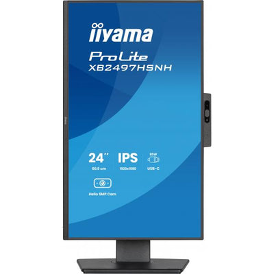 Iiyama Prolite 24 inch - Full HD IPS Monitor - 1920x1080 - USB-C - Build-in Windows Hello Camera [XB2497HSNH-B1]