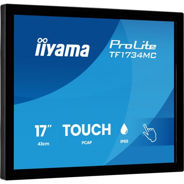 iiyama ProLite TF1734MC-B8X Monitor PC 43,2 cm (17") 1280 x 1024 Pixel SXGA LCD Touch screen Tavolo Nero [TF1734MC-B8X]