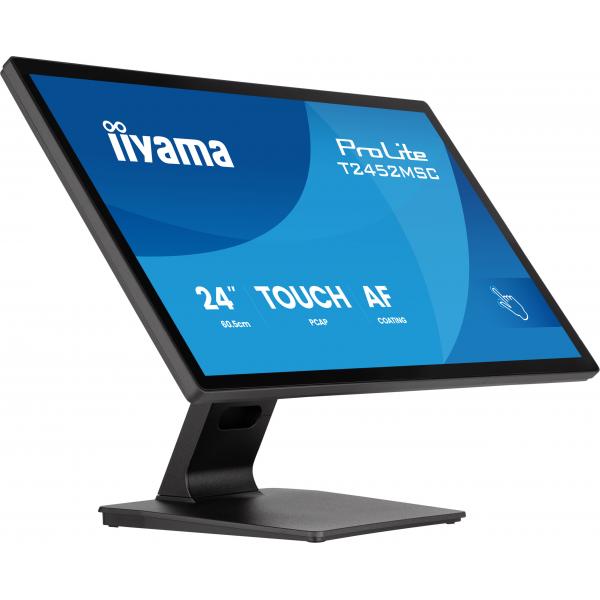 iiyama ProLite T2452MSC-B2 Monitor PC 61 cm (24") 1920 x 1080 Pixel Full HD Touch screen Nero [T2452MSC-B2]