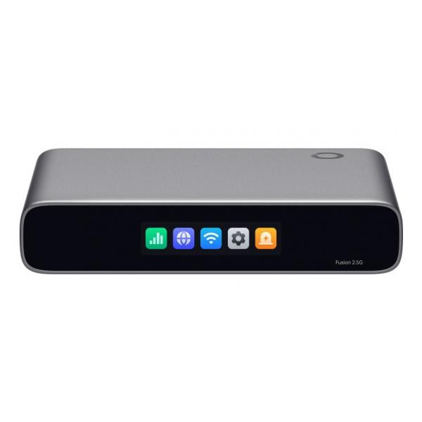 TP-Link- Fusion 2.5G -Omada Fusion 2.5G Gateway PORT: 1 x 2.5GE RJ45 WAN, 4 x 2.5GE RJ45 WAN/LAN, Bluetooth. FEATURE: Omada OS & Omada Network Application, Easy Setup with Bluetooth and 2.51-inch t [Fusion2.5G]