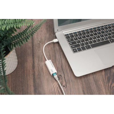 Digitus USB 3.0 to Gigabit Ethernet Adapter USB-A Male - 10/100/1000 Mbps - USB 3.0 [DN-3023]