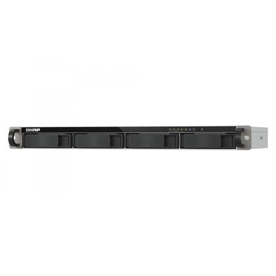 QNAP TS-432XeU NAS Rack (1U) 4 GB DDR4 0 TB QNAP QTS Nero, Grigio [TS-432XEU-4G]