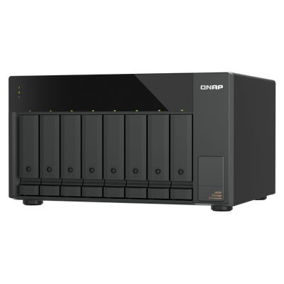QNAP TL-D810TC4 array di dischi 0 TB Desktop Nero [TL-D810TC4]