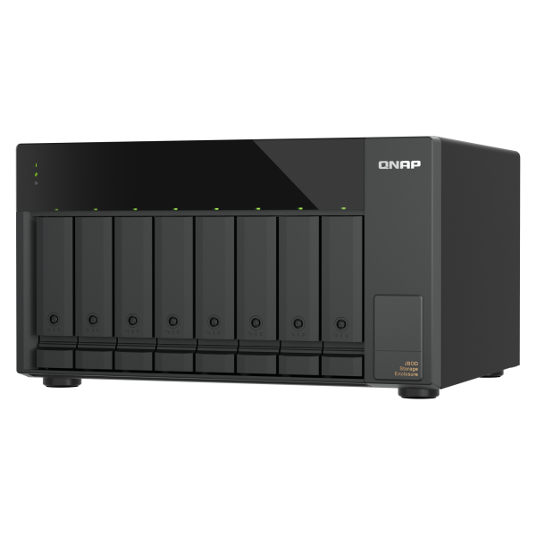 QNAP TL-D810TC4 array di dischi 0 TB Desktop Nero [TL-D810TC4]