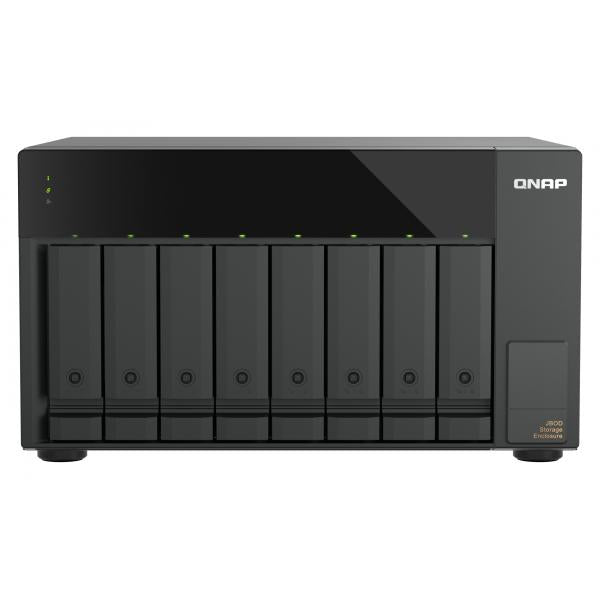 QNAP TL-D810TC4 array di dischi 0 TB Desktop Nero [TL-D810TC4]