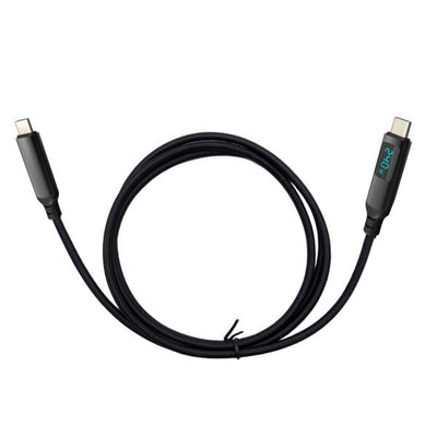 i-tec Thunderbolt 4/USB4 Class Pro Cable 240W with LCD (40 Gbps, 150 cm) [TB4CBL150CMPRO]