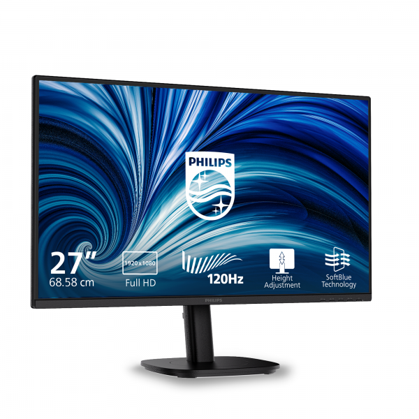 PHILIPS MONITOR 27 LED IPS FHD 16:9 4MS, REG ALTEZZA, VGA/DP/HDMI [27B2N3200A]