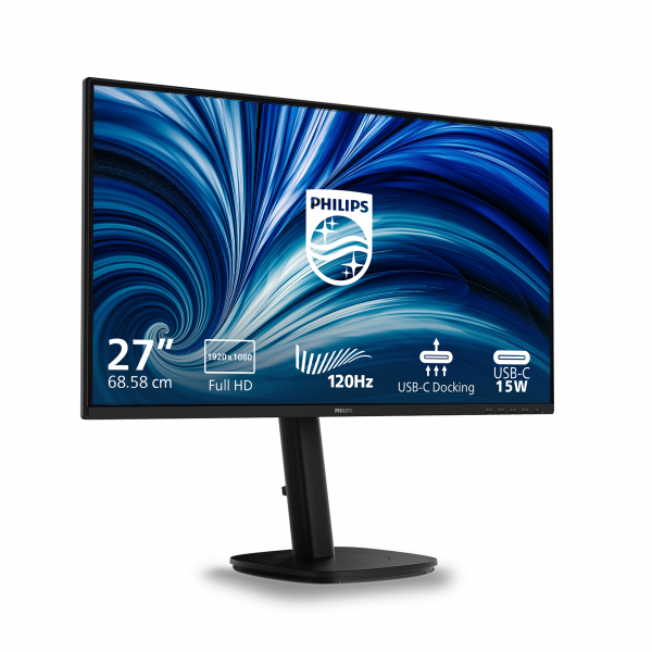 Philips 27IN 16:9 IPS 120HZ 1920X1080 H AS 150MM HDMI X 1X 1.4 DP X 1X Monitor PC 68,6 cm (27") 1920 x 1080 Pixel [27B2U3301/00]