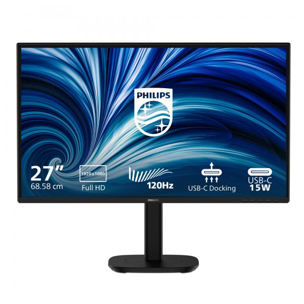 Philips 27IN 16:9 IPS 120HZ 1920X1080 H AS 150MM HDMI X 1X 1.4 DP X 1X Monitor PC 68,6 cm (27") 1920 x 1080 Pixel [27B2U3301/00]