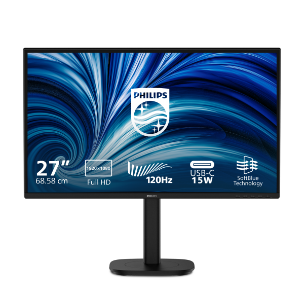 Philips Serie 3000 27B2N3200J/00 Monitor PC 68,6 cm (27") 1920 x 1080 Pixel Full HD LCD Nero [27B2N3200J/00]