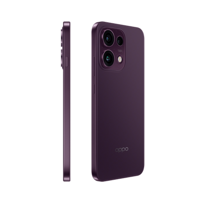 OPPO Reno16 F 5G AI Smartphone, Tripla fotocamera 50+8+50MP, Selfie 50MP, Display 6.57 120HZ AMOLED FHD+, 6500mAh, RAM 8GB(Esp2GB/4GB/8GB)+ROM 256GB [Versione Italia], Purple Black [110010237123]