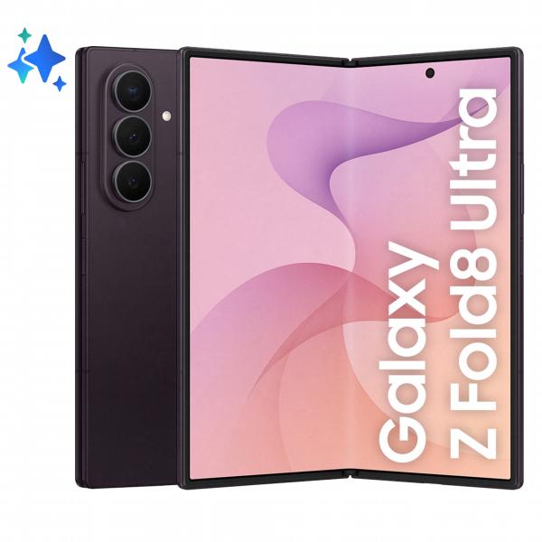 Samsung Galaxy Z Fold8 Ultra, 256GB, Violet Shadow, Processore Potente, Batteria 5000 mAh, Multischermo, RAM 12GB, Camera 200 MP, Now Nudge, Assistente Foto [SM-F976BZVBEUE]