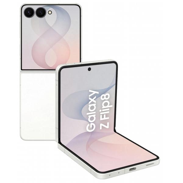 Samsung Galaxy Z Flip8, 512GB, Cream, Selfie Camera 50MP, Now Brief, Assistente Foto, FlexWindow Personalizzata, Batteria 4300 mAh, RAM 12GB [SM-F776BZWHEUE]