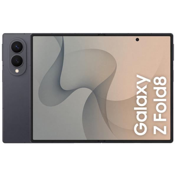 Samsung Galaxy Z Fold8 , 512GB, Graphite, Nuovo formato, Rapporto Display Esterno 10:16  Interno 4:3, Processore Potente, 4800 mAh, RAM 12GB, Camera 50MP, Now Nudge, Assistente Foto [SM-F971BZKCEUE]