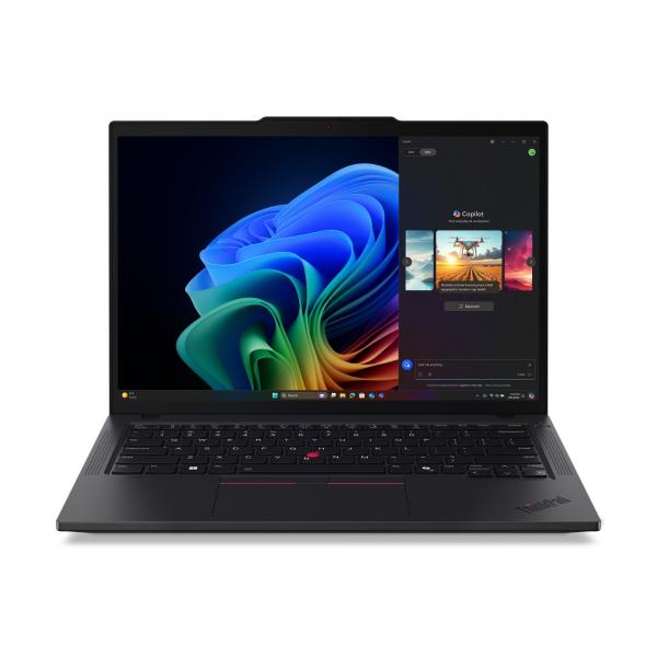 Lenovo ThinkPad T14 Gen 6 (AMD) Copilot+ PC AMD Ryzen AI 5 PRO PRO 340 Computer portatile 35,6 cm (14") WUXGA 16 GB DDR5-SDRAM 512 GB SSD Wi-Fi 7 (802.11be) Windows 11 Pro Nero Italiano [21QJ00FCIX]
