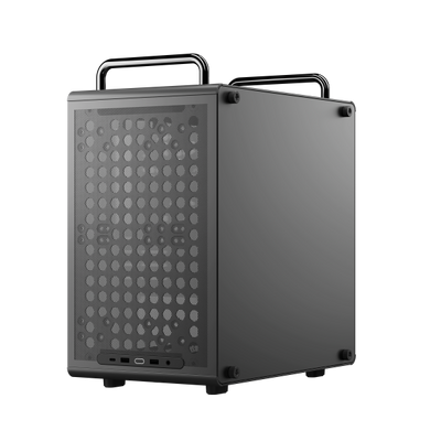 COOLER MASTER CASE QUBE 340 BLACK MB MATX/mITX 1 VENTOLE 140MM PREINSTAL DESIGN MODULARE USB-C 3.2 [Q340-KGNN-S00]
