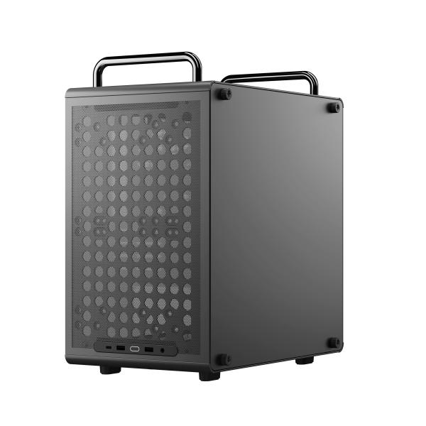COOLER MASTER CASE QUBE 340 BLACK MB MATX/mITX 1 VENTOLE 140MM PREINSTAL DESIGN MODULARE USB-C 3.2 [Q340-KGNN-S00]