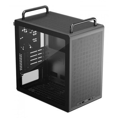 COOLER MASTER CASE QUBE 340 BLACK MB MATX/mITX 1 VENTOLE 140MM PREINSTAL DESIGN MODULARE USB-C 3.2 [Q340-KGNN-S00]