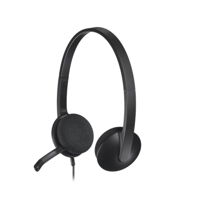 LOGITECH CUFFIE CON MICROFONO H340, USB [981-000475]