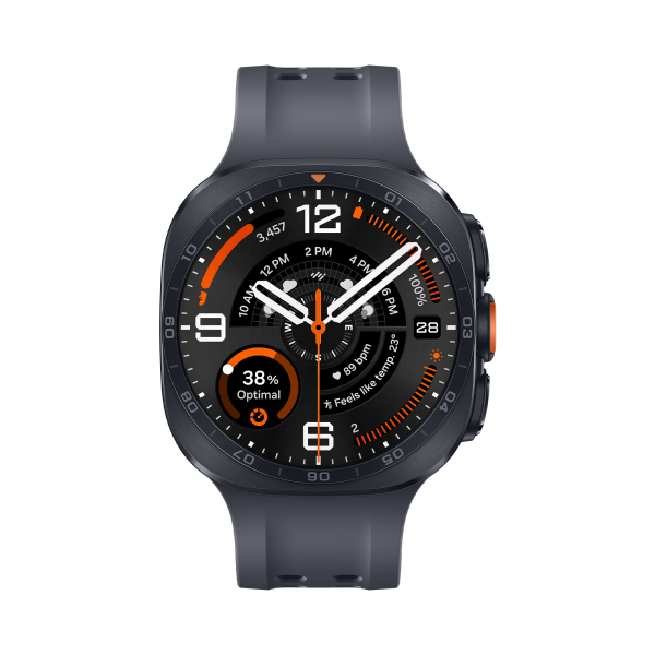 Samsung Galaxy Watch Ultra2, 47 mm, Titanium Gray, LTE, design resistente, 800mAh, IP69K, luminosità 5000nit, trail run, diving, 10 ATM, SOS, punteggio energetico, benessere cardiaco [SM-L715FZKAITV]