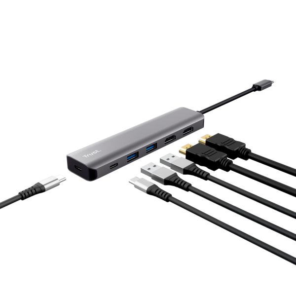 Trust Dalyx Cablato USB 3.2 Gen 1 (3.1 Gen 1) Type-C Grigio [26325]